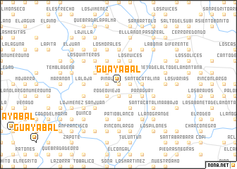 map of Guayabal