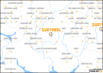 map of Guayabal