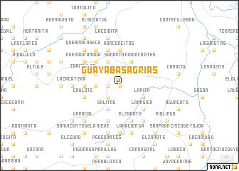 map of Guayabas Agrias