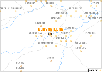 map of Guayabillas