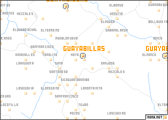 map of Guayabillas