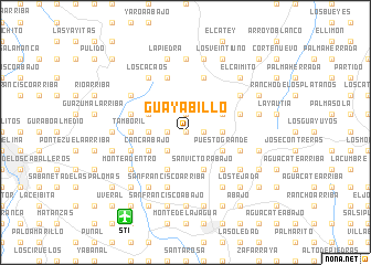 map of Guayabillo