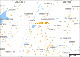 map of Guayabitos