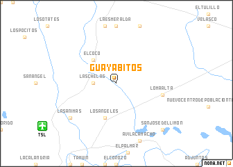 map of Guayabitos