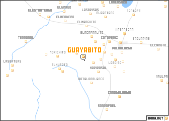 map of Guayabito
