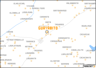 map of Guayabito