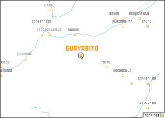 map of Guayabito