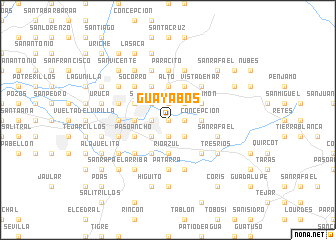 map of Guayabos