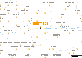 map of Guayabos