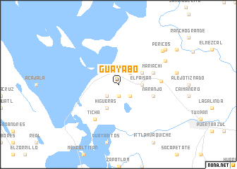 map of Guayabo