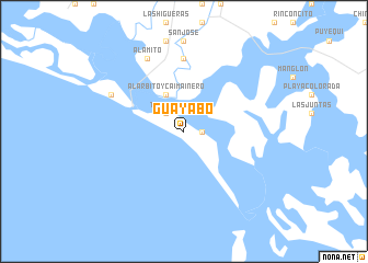 map of Guayabo