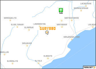 map of Guayabo