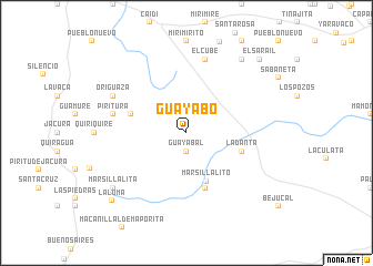 map of Guayabo