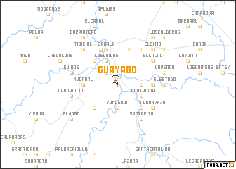 map of Guayabo