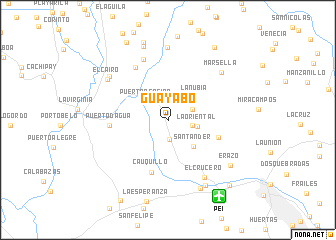 map of Guayabo