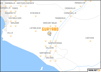 map of Guayabo