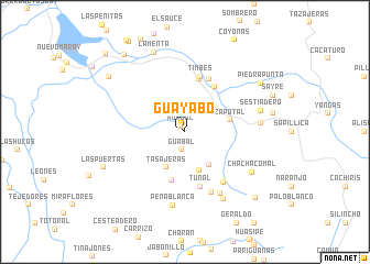 map of Guayabo