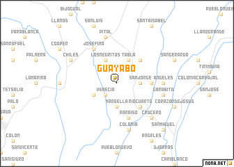 map of Guayabo