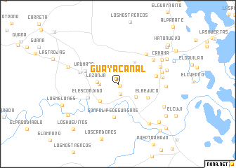 map of Guayacanal