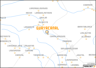 map of Guayacanal