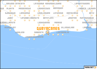 map of Guayacanes