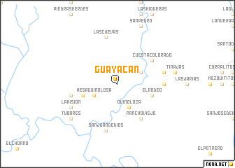 map of Guayacán