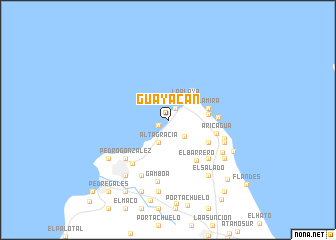 map of Guayacán