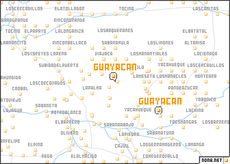 map of Guayacán