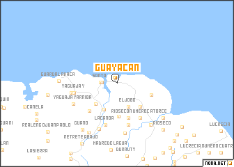 map of Guayacán