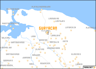 map of Guayacán