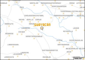 map of Guayacán