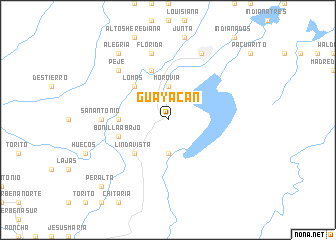 map of Guayacán