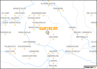 map of Guayacán
