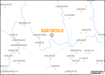 map of Guayacole