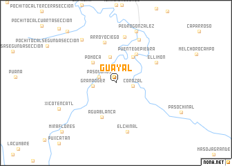 map of Guayal