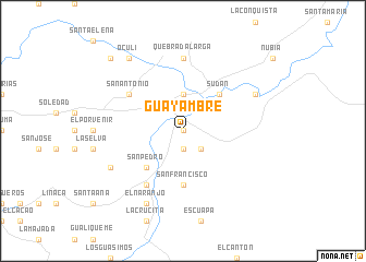 map of Guayambre