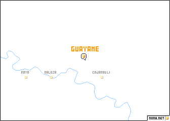 map of Guayame