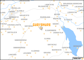 map of Guayamure