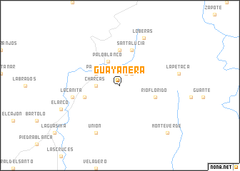 map of Guayanera