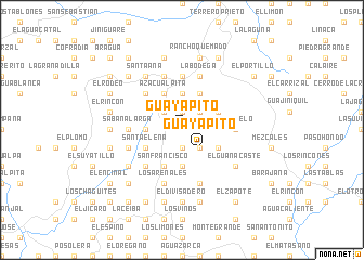 map of Guayapito