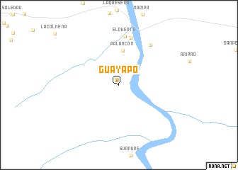 map of Guayapo