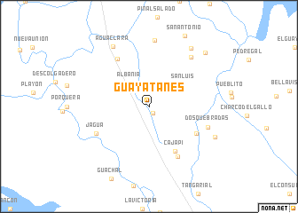 map of Guayatanes