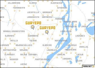 map of Guayepo