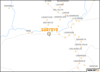 map of Guayoyo