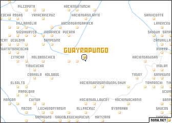 map of Guayrapungo