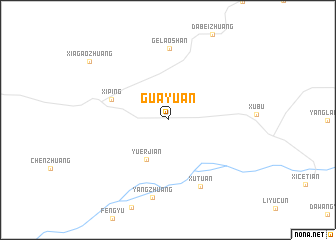 map of Guayuan