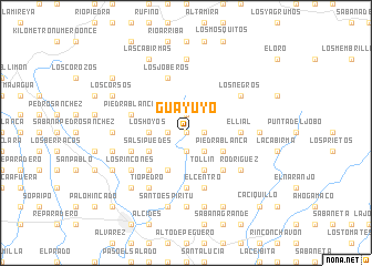 map of Guayuyo