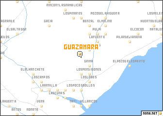 map of Guazamara