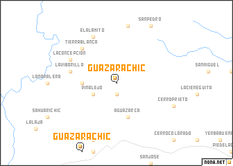 map of Guazárachic