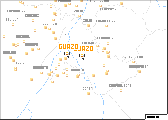 map of Guazo